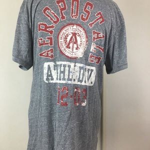 Aeropostale Polyester Rayon Soft Short Sleeve Top